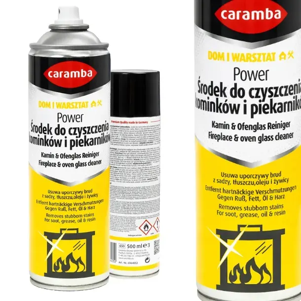 Pianka spray do czyszczenia szyb kominkowych 0,5l