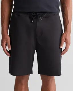 Gant Szorty Męskie Z Nadrukiem Regular Fit Czarne