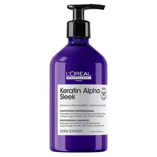 Loreal Professionnel Keratin Alpha Sleek Wygładzający Szampon do Włosów 500ml
