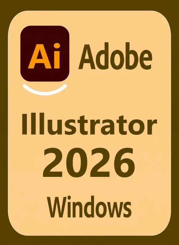Adobe Illustrator 2026 – Windows – licencja wieczysta ESD 1 PC
