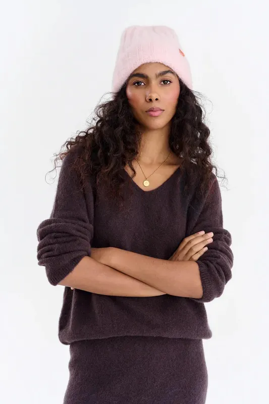 Sweter Espresso Bloom