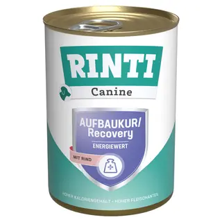 RINTI Canine Recovery z wołowiną, 400 g - 12 x 400 g