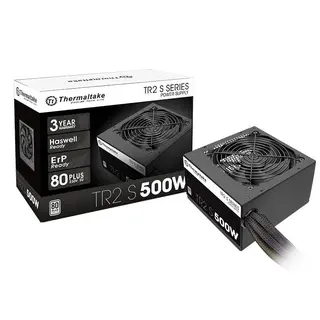Thermaltake Zasilacz TR2 S Black 500W (80+ 230V EU, 2xPEG, 120mm, Single Rail)