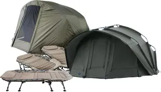 Fort Knox 2.0 Dome 3.5 Man Bivy + Winterskin + 3 MK Flatsize Bedchairs