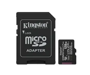 Kingston Karta pamięci microSD 128GB Canvas Select+ G3 150MB/s Adapter