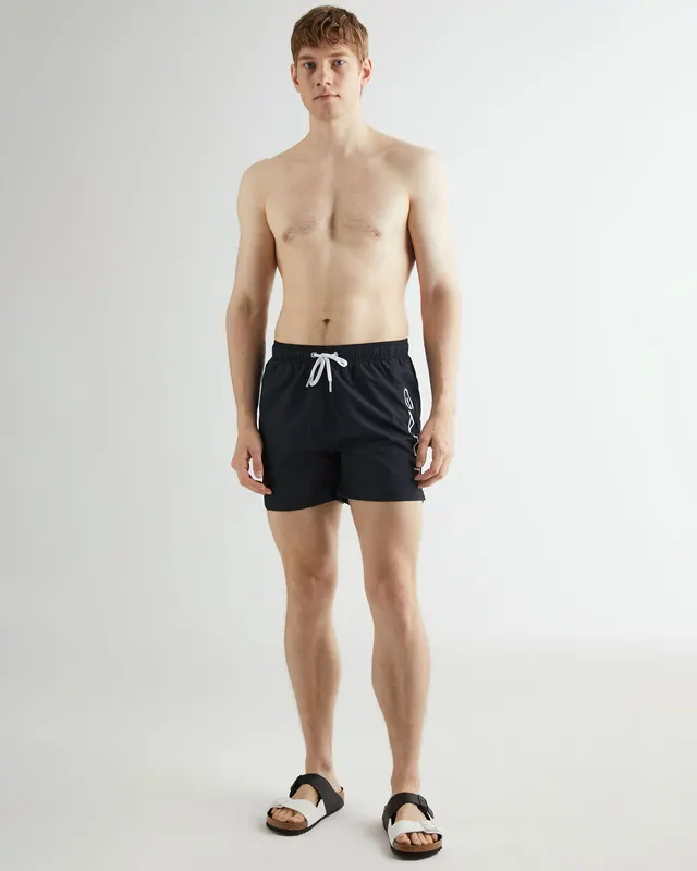 Gant Szorty Kąpielowe Męskie Regular Fit Czarne
