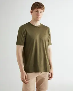 Gant T-Shirt Męski Z Krótkim Rękawem Z Okrągłym Kołnierzykiem Regular Fit