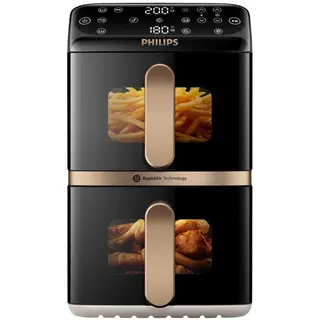 Frytkownica beztłuszczowa Philips Ovi Stacked Dual Basket seria 4000 NA462/80 Airfryer