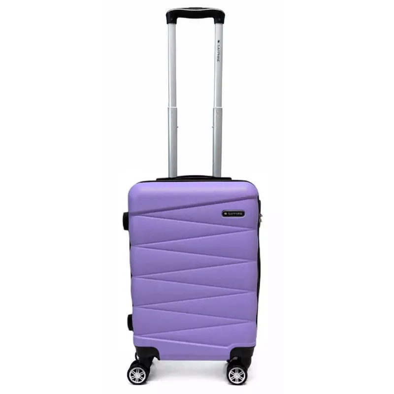 Walizka na kółkach Sapphire ST-2240 kabinowa fioletowa - mała S DUO