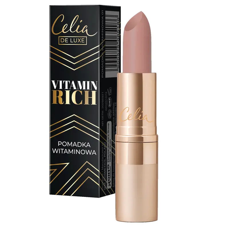 Celia Vitamin Rich Pomadka do ust witaminowa 01 jasny beż