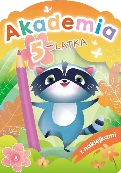 Akademia 5-latka ćwiczenia naklejki zadania A Horosin Książeczki dla dzieci