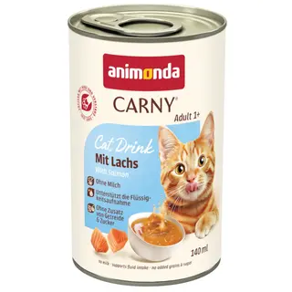 animonda Carny Cat Drink, 12 x 140 ml - Łosoś