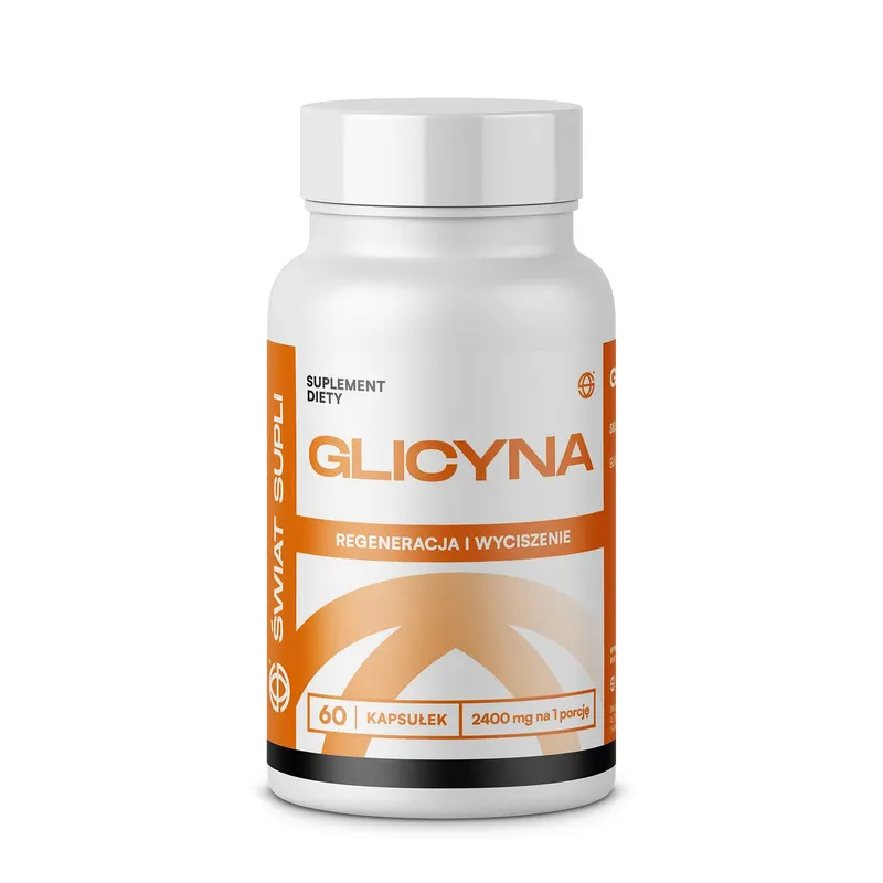 Aminokwasy Glicyna Świat Supli Glicyna 60kaps 800mg