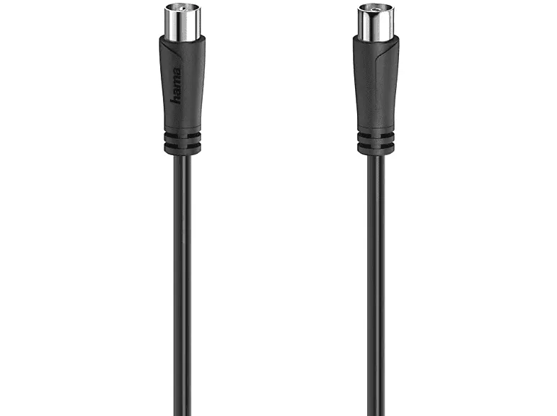 Kabel antenowy HAMA 90dB wtyk - gniazdo antenowe 1,5m czarny