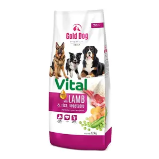GOLD DOG Premium Vital Jagnięcina i ryż - sucha karma dla psa - 12kg