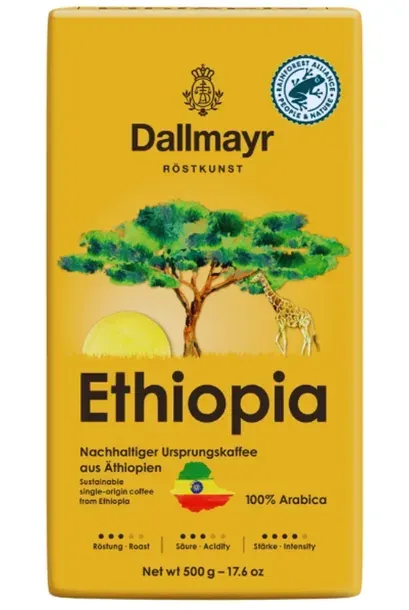 Kawa mielona Dallmayr Ethiopia 500g - 100% Arabica