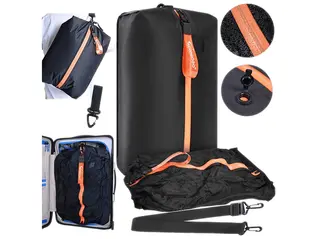 Torba podróżna AEROGOGO VB0-L próżniowa 30l Czarno-pomarańczowy