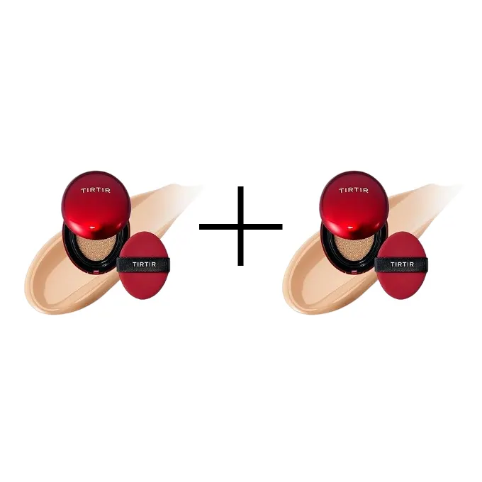 TIRTIR Mask Fit Red Cushion SPF 40 PA++ Podkład w Poduszce 25N Mocha Mini 4,5g 1+1