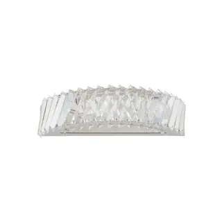 Kryształowy kinkiet LUXORA LED 11710 Nowodvorski 15W, 3000K, 1000 lm, 38,5 cm, niklowany do salonu