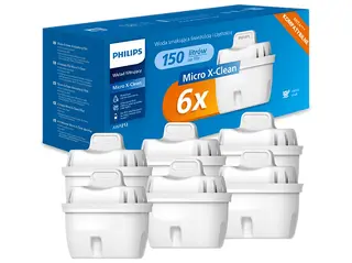 Wkład filtrujący PHILIPS Micro X-Clean AWP212/58 6szt. Biały