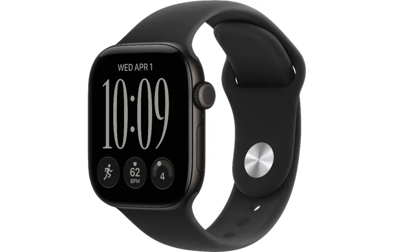 Smartwatch Apple Watch Series 12 GPS + Cellular 42mm aluminium czarny + pasek sportowy czarny S/M