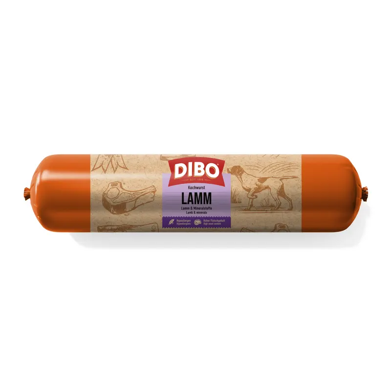DIBO Kochwurst Pur, 10 x 800 g - Jagnięcina