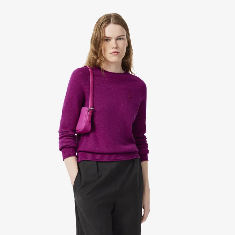 Lacoste Wełniany Sweter I Dzianina 3D