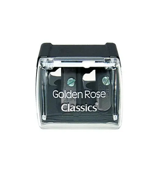 Golden Rose Temperówka Podwójna Czarna