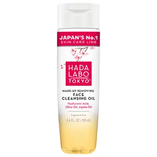 Hada Labo Tokyo White Delikatny olejek do demakijażu z kwasem hialuronowym, jojoba i oliwą z oliwek 195 ml