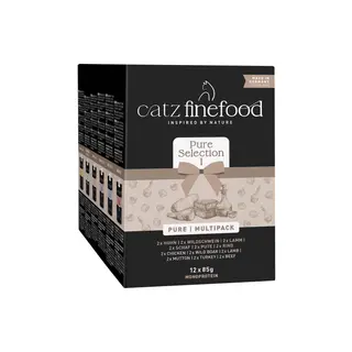 Mieszany pakiet próbny catz finefood Pure w saszetkach, 12 x 85 g - Pakiet Collection I