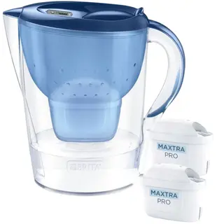 Dzbanek filtrujący Brita Marella Niebieski + 2 wkłady Maxtra Pro Pure Performance