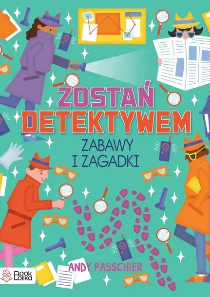 Zostań detektywem książka z zagadkami dla dzieci Bookolika