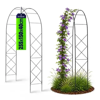 Pergola metalowa "Atri" 255 cm, czarna