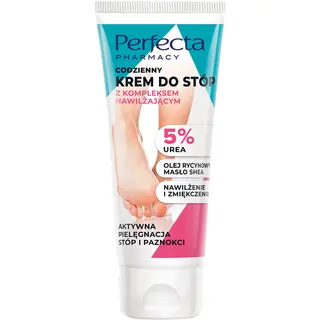 Perfecta Pharmacy Codzienny krem do stóp z kompleksem nawilżającym 5% urea