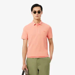 Lacoste Koszulka Polo Paris O Regularnym Kroju Z Elastycznej Piki Męskie Różowy