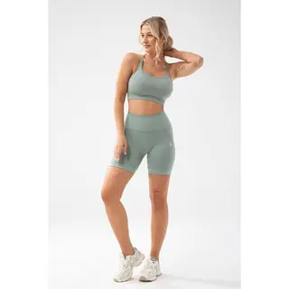 Szorty kolarki damskie w kolorze szałwiowej zieleni TRECGIRL SPORT SHORTS 160 GREEN - XS/S