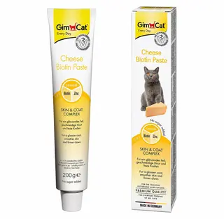 GIMCAT Pasta serowa z biotyną - przysmak dla kota - 200g