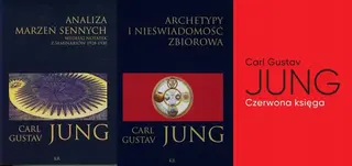 PAKIET 3X GUSTAV JUNG ANALIZA MARZEŃ SENNYCH + ARCHETYPY + CZERWONA KSIĘGA
