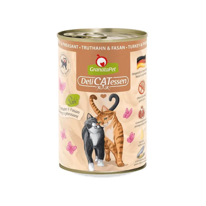 GRANATAPET DeliCATessen Indyk i bażant - mokra karma dla kota - 400g