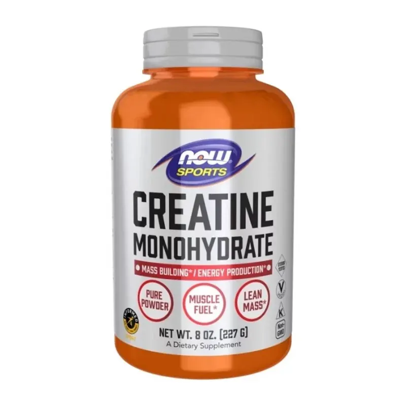 Monohydrat Kreatyny Now Foods Creatine Monohydrate, Pure Powder 227g