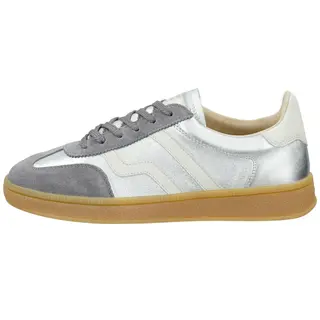 Gant Skórzane Sneakersy Damskie Srebrne