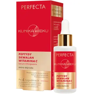 Perfecta Klinika Wieku Serum liftingujące z peptydami, skwalanem i witaminą C 30 ml