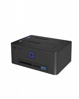 IcyBox Czytnik kart IB-1233CL-CR 2x 2,5/3,5 SSD/HDD