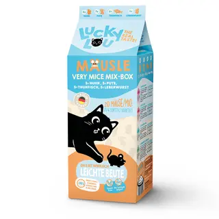 Pakiet mieszany Lucky Lou Mausle - 20 x 28 g Mix Selection (4 smaki)
