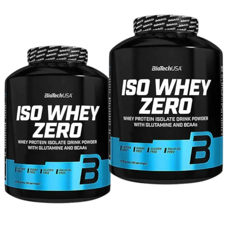 Zestaw Odżywka Białkowa BioTechUSA Iso Whey Zero 2x1816g