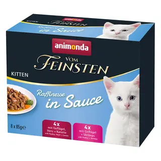 Pakiet mieszany animonda vom Feinsten Kitten w sosie - 8 x 85 g