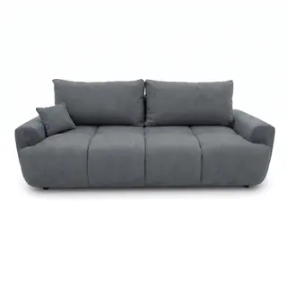 Kanapa, PELAGO, velvet, 239x102x93 cm, ciemny szary | TYLETEGOTU
