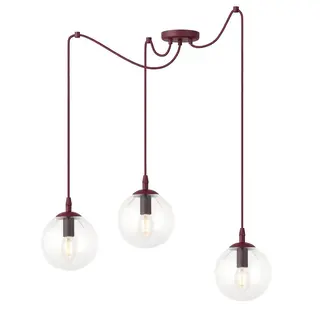 GIGI 3 BURGUNDY TRANSPARENT