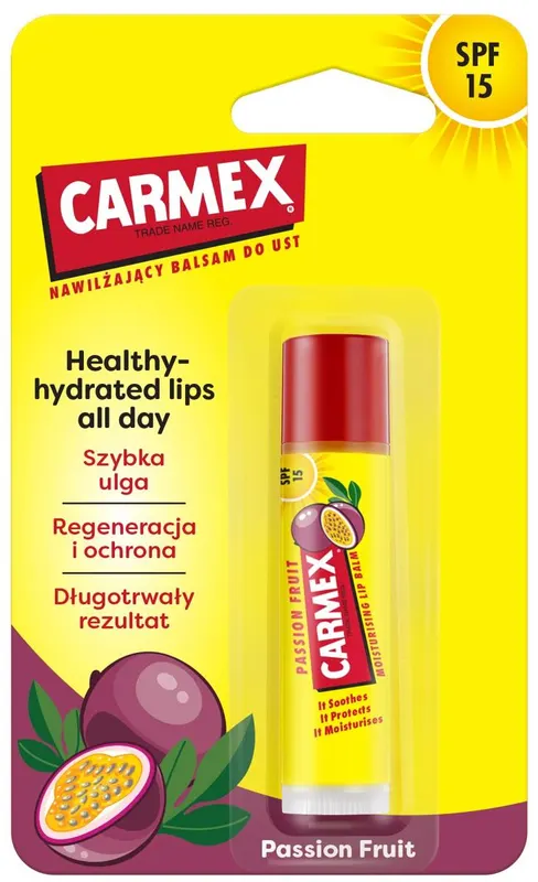 CARMEX Nawilżający Balsam do Ust Marakuja Sztyft