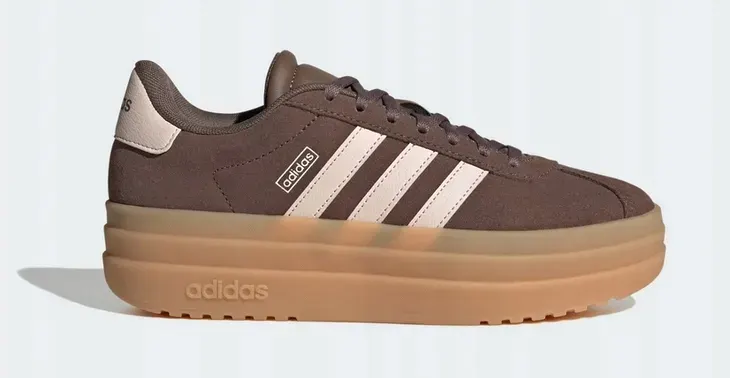 37 1/3 Buty damskie Adidas VL Court Bold brązowe KK4502 Sneakers